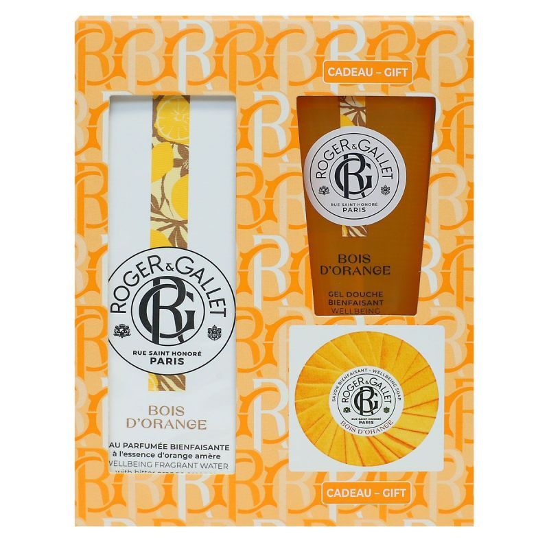 Coffret Bois d'Orange eau parfumée 100ml + savon 50g + gel douche offert