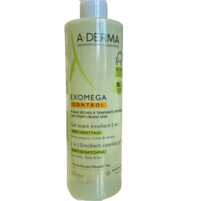 Exomega Control Gel Emollient 2 en 1 - 500ml