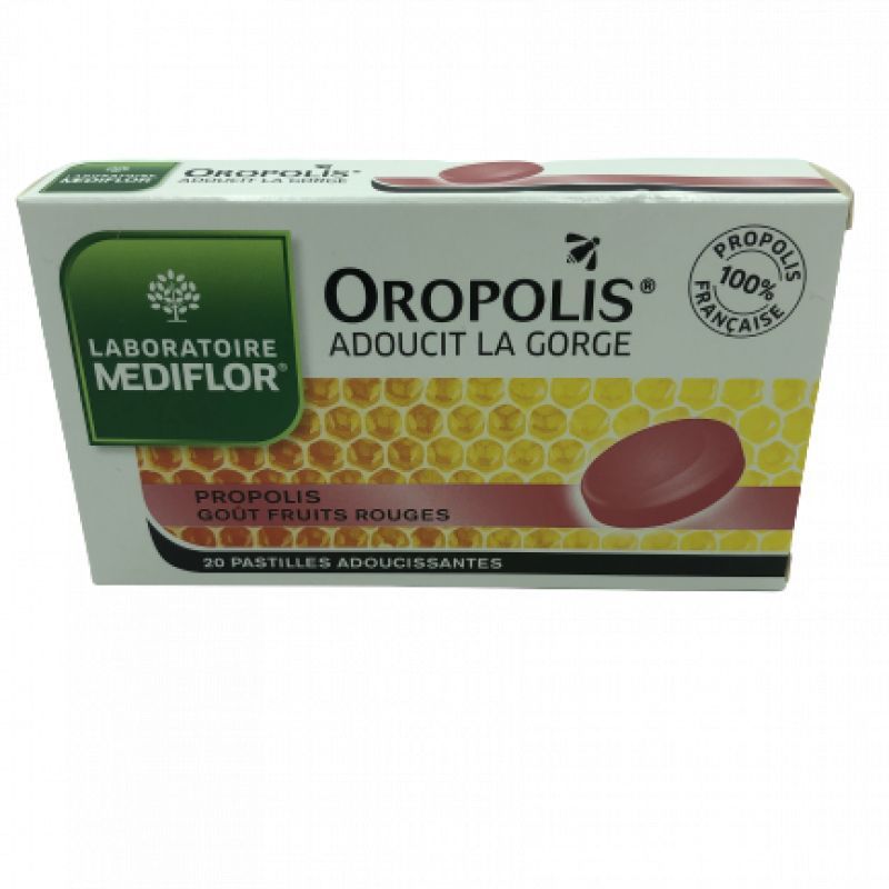 Oropolis Fruit Rge S/suc Pastille 20