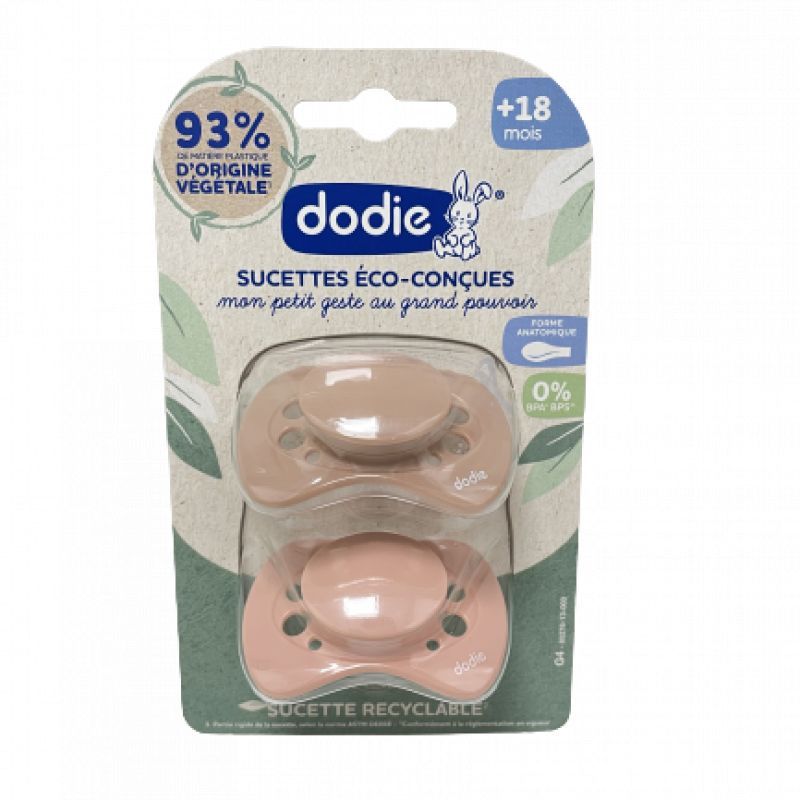 Sucettes Eco - Conçues +18mois [Roses]