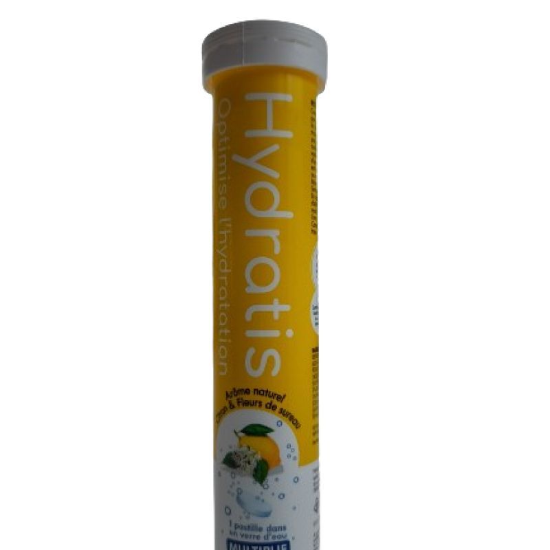 Hydratis Arôme Citron et Fleur de Sureau 20 Pastilles