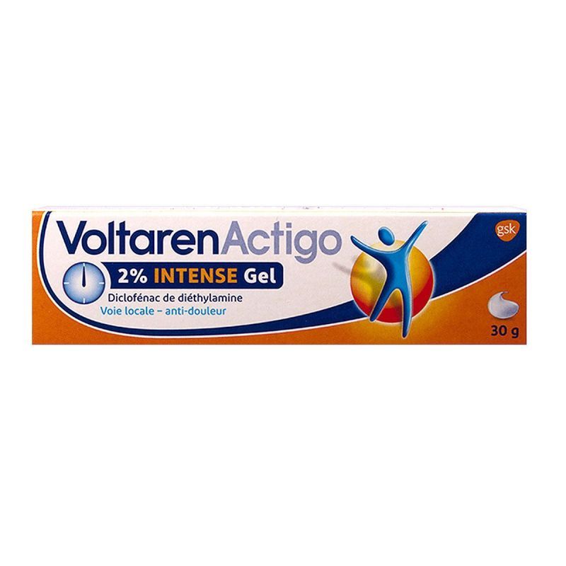 Voltarenactigo Intense 2% gel tube 30g