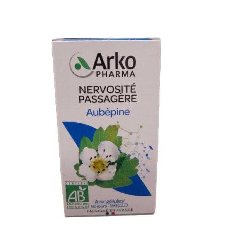 Arkogélules aubépine bio nervosité passagère 150 gélules