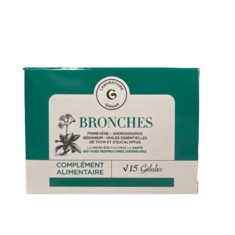 Giphar Bronches Gelule 15
