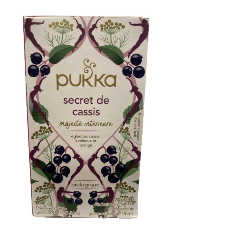 Pukka Infusion Secret de cassis 20 sachets