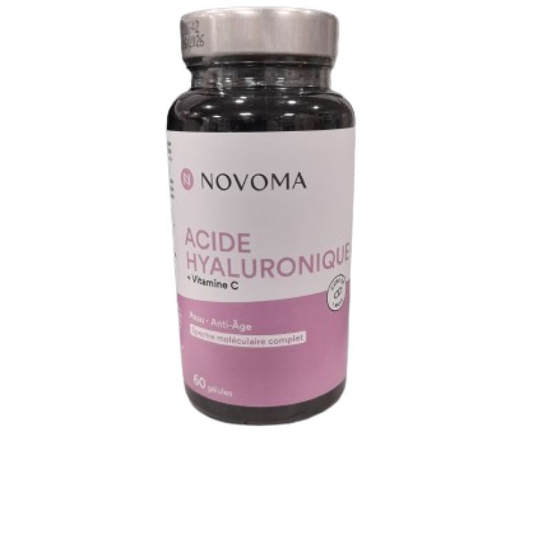 Novoma - acide hyaluronique + vit C - 60 gélules