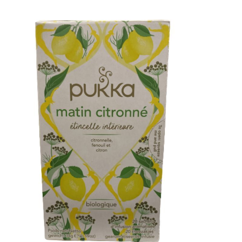 Pukka Infusion Matin citronné 20 sachets