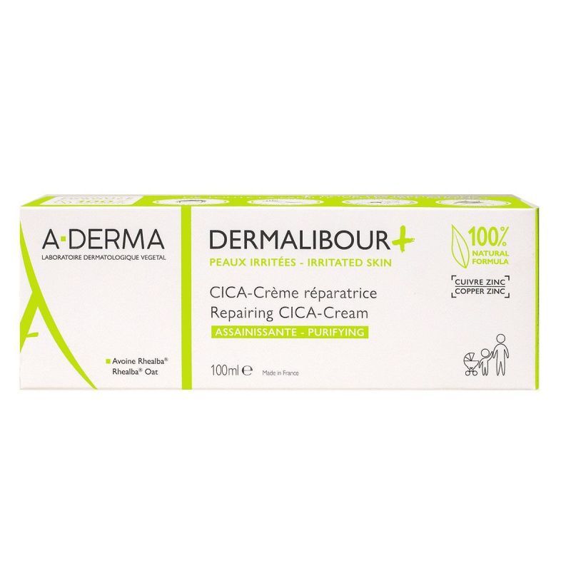 Dermalibour + Cica-crème réparatrice assainissante - 50ml