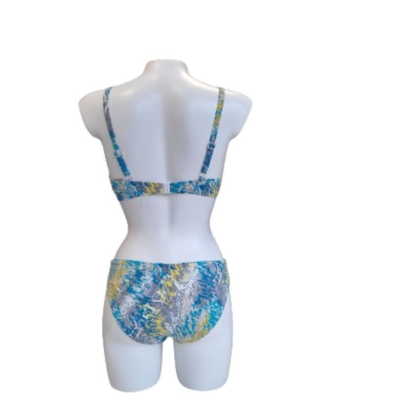 Amoena - Haut de maillot de bain California WB Top 71370 Jaune/Turquoise