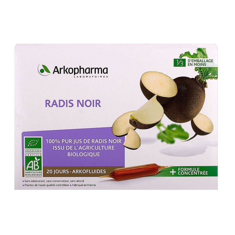 Arkofluide Radis Noir Bio- 20 ampoules