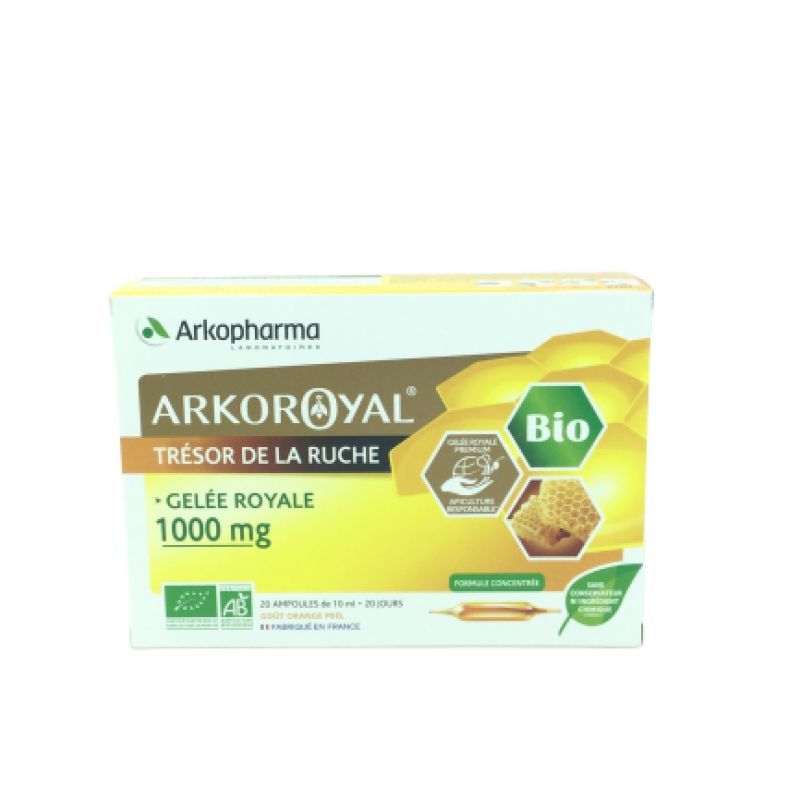 Arkoroyal Gelée Royal 1000mg Ampoules 20