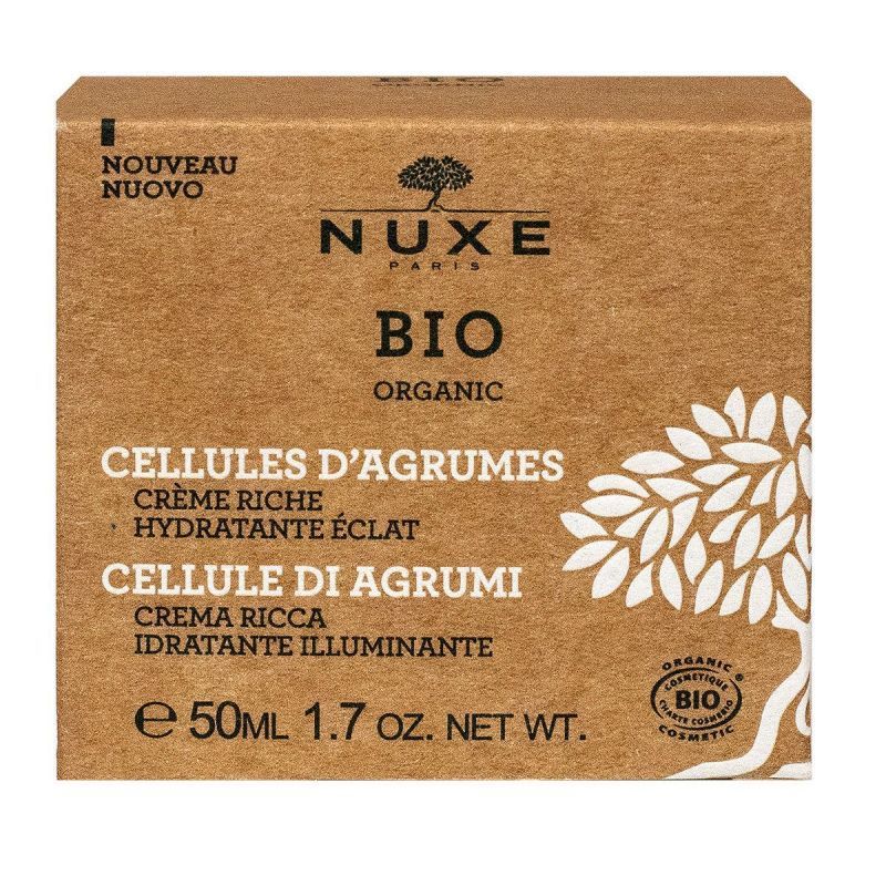 NuxeBio - Crème Riche Hydratante Eclat BIO 50mL