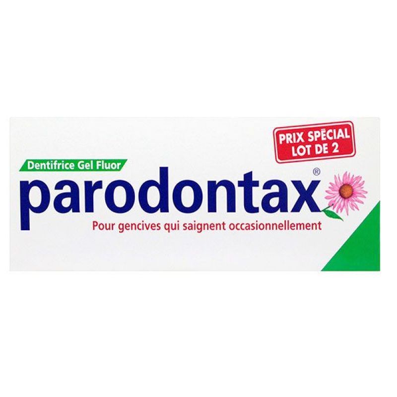 Parodontax - Dentifrice gel fluor 2x75mL