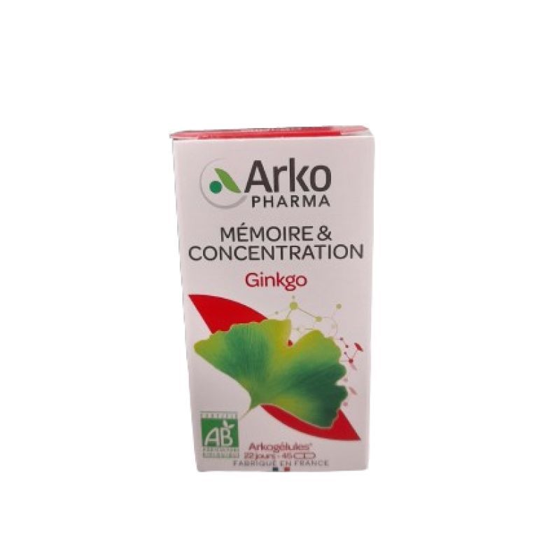 Arkopharma Ginkgo Bio 45 gélules