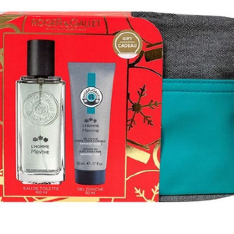 Trousse Menthe Homme [Gel douche 100ML et Eau de Cologne 50ML]