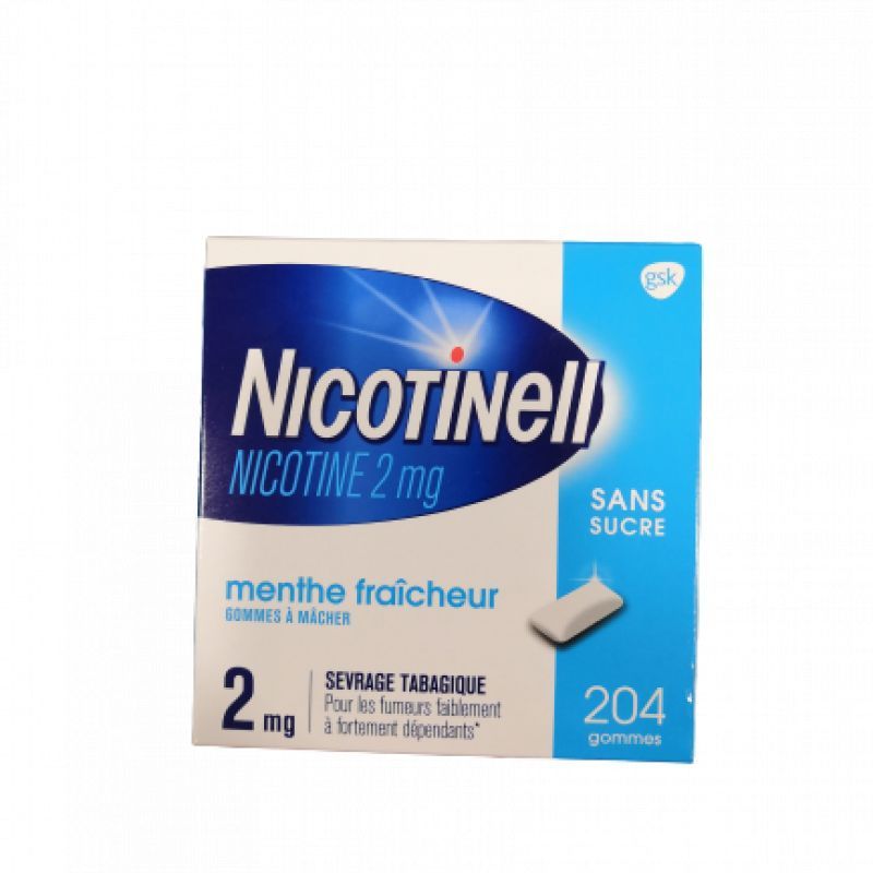 Nicotinell 2mg Gomme Menthe S/s