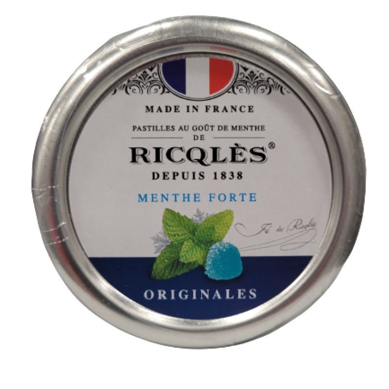 Riqlès - Pastilles à la menthe forte Originales boîte de 50 g