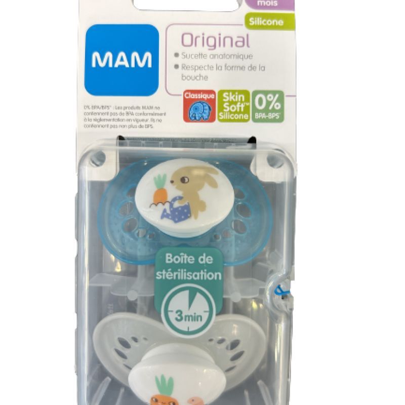 Sucette MAM Original Silicone 6+mois