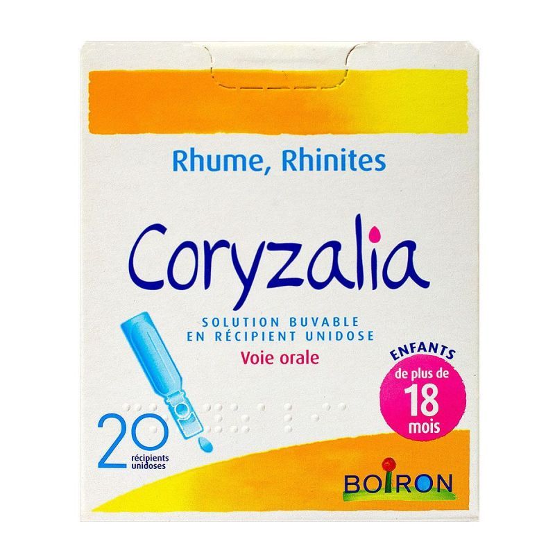 Boiron Coryzalia rhume rhinites 18mois+ x20