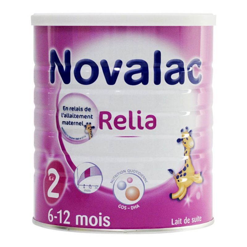 Novalac Relia 2ème âge lait poudre bébé 6-12mois 800g