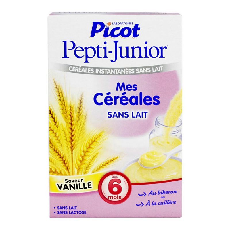 Pepti-junior céréales sans lait vanille 300g 6mois+