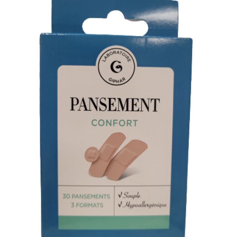 Giphar - Pansement waterproof 20 pansements - 2 formats