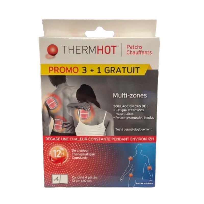 ThermHot Patch Chauffants 4 patch 13cmX10cm