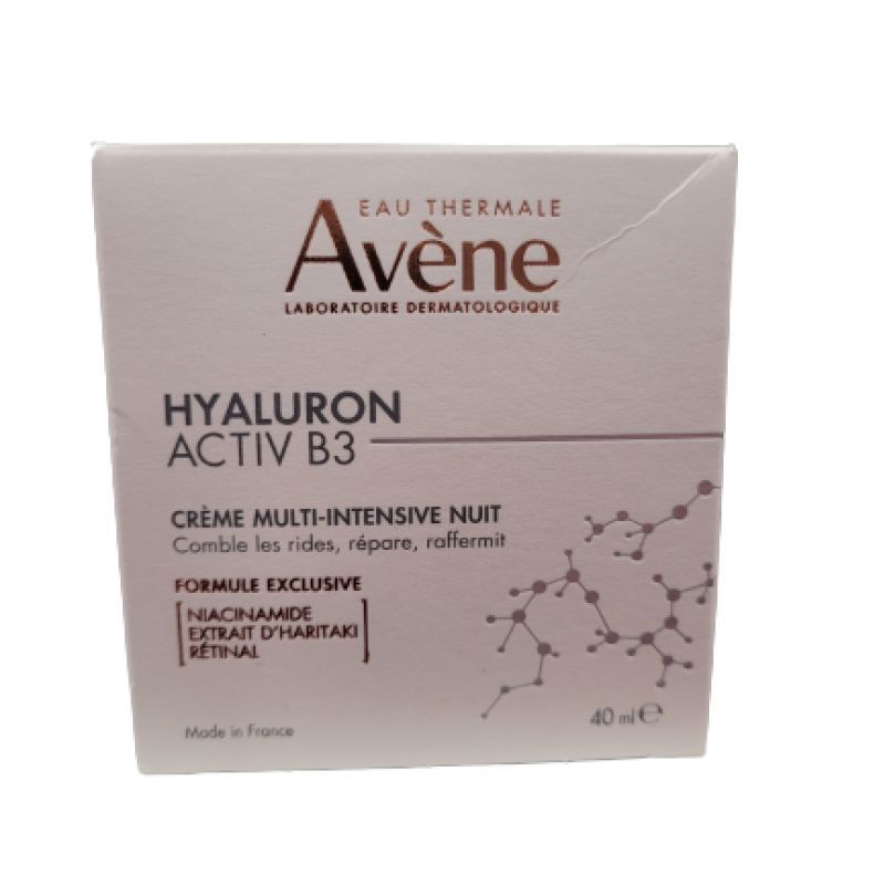 Avène - hyaluron activ b3 crème multi-intensive nuit 40 ml