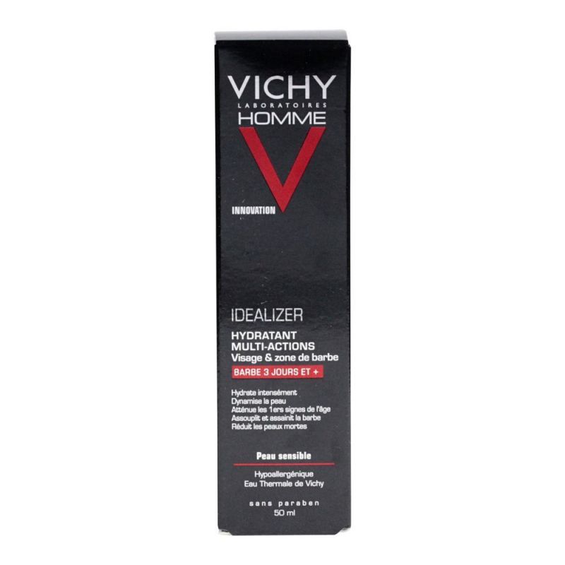 Vichy Homme - Fluide Idealizer hydratant barbe 3jours et + 50mL