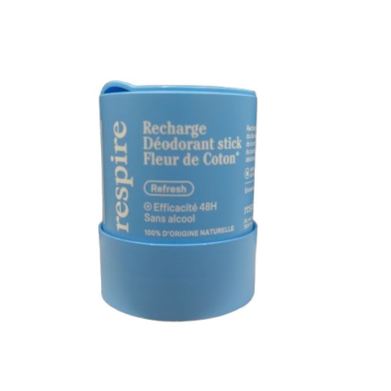 Respire - REcharge déodorant stick Fleur de Coton - 50 G