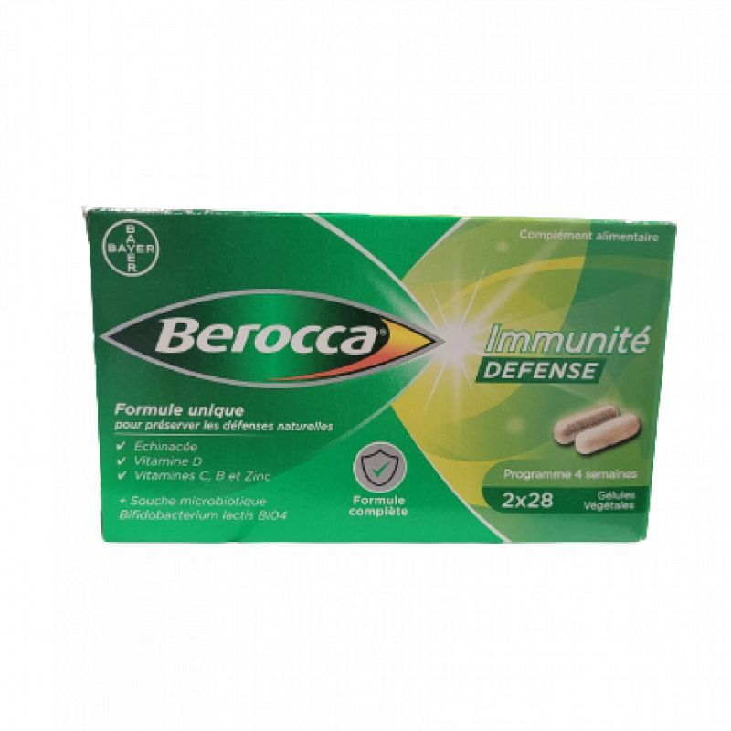 Berocca Immunité Défense 2 x 28 Gélules Végétales