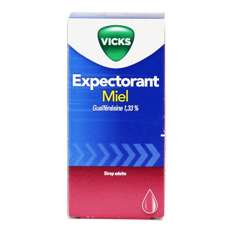 Vicks 1,33%expectorant  Guaifenasine Adulte-120ml
