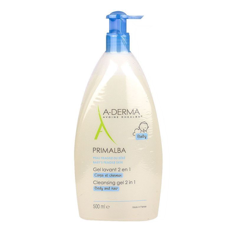 A-derma Primalba gel lavant bébé 2 en 1 500mL