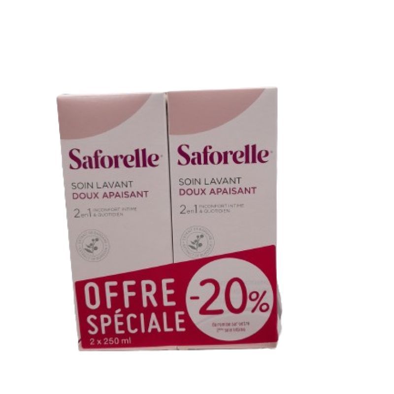 Saforelle -  Soin Lavant Doux 2*250ml