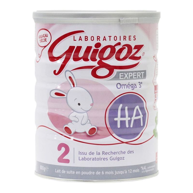 Guigoz HA 2ème âge lait poudre bébé 6-12mois 800g