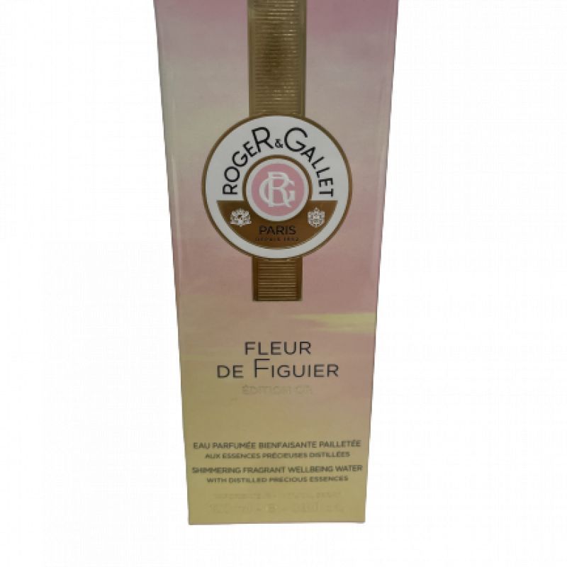 eau parfumée bienfaisante pailletée fleur de figuier édition or +100mL