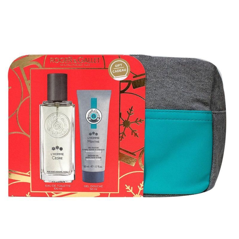 Trousse L'homme Cèdre eau toilette 100ml et gel douche 50ml offert