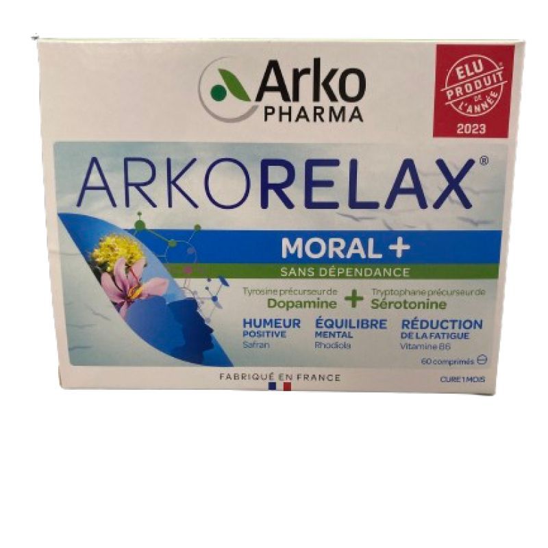 ArkoRelax Moral+ sans dépendance 60 comprimés