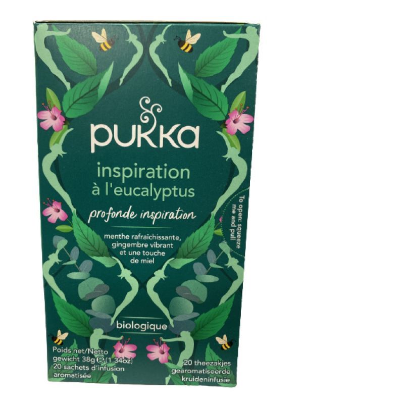 Pukka Infusion Inspiration à l'eucalyptus 20 sachets