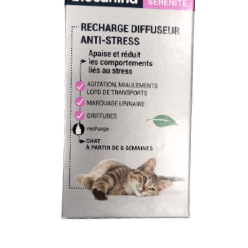 Biocanina recharge diffuseur anti stress chat