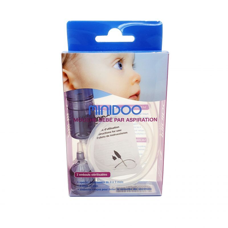 Mouche-bébé MINIDOO + 2 embouts stérilisables