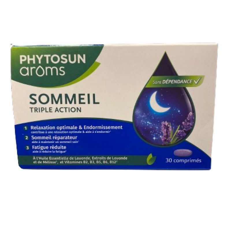 Phytosunaroms Sommeil Triple Action 30 comprimés