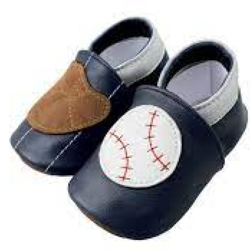 SHOOP'S - Chaussons en cuir 6-12 mois [Baseball]