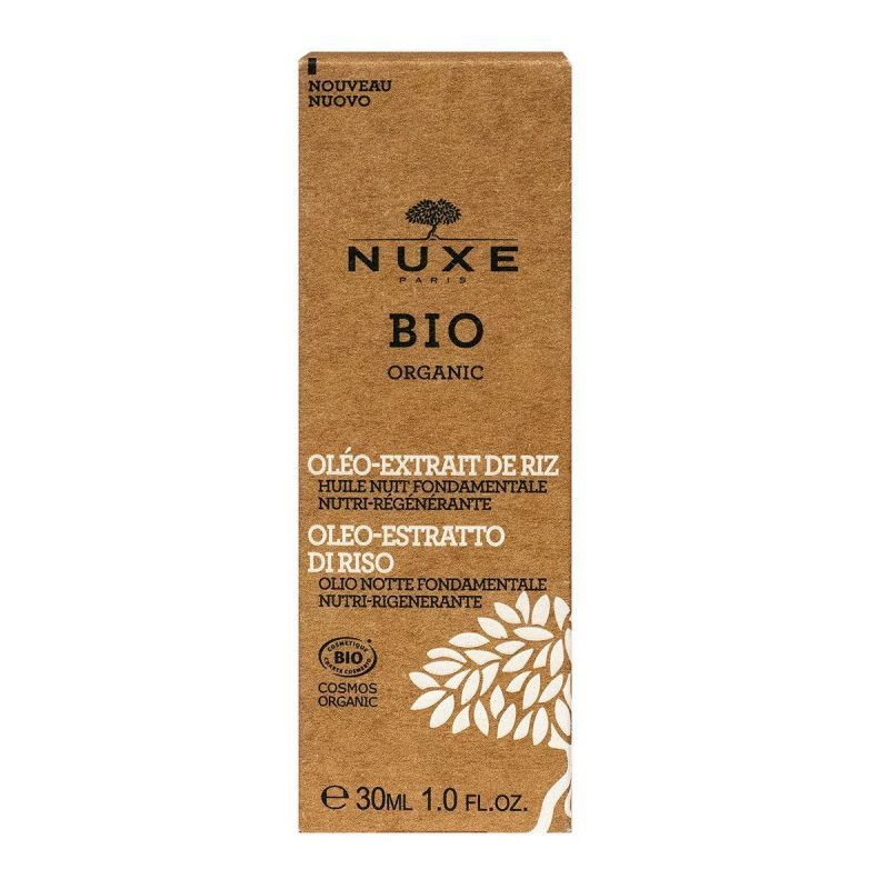 NuxeBio - Huile nuit Fondamentale Nutri-Régénérante BIO 30mL