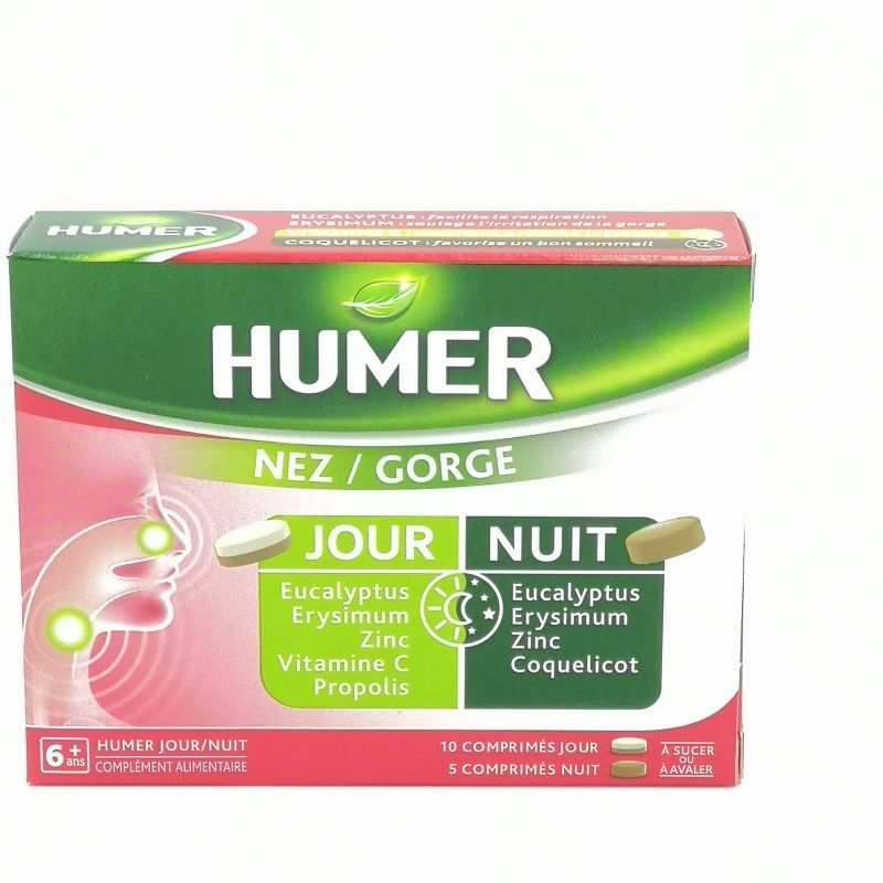 Humer Jour/nuit 15 comprimés