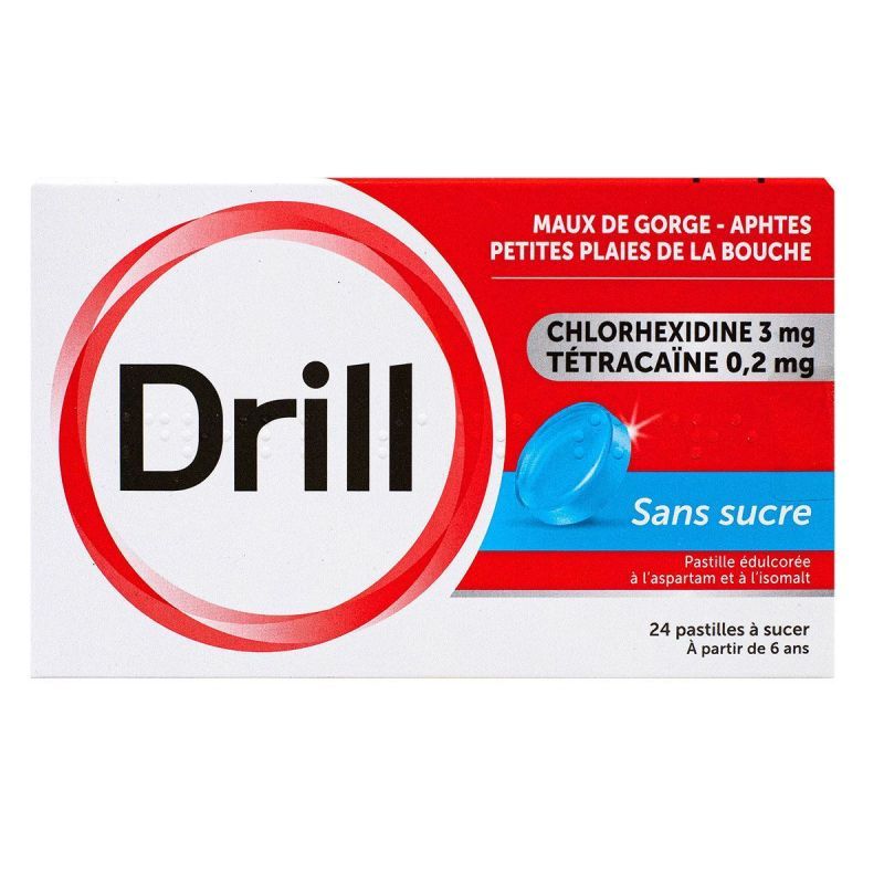 Drill Past à sucer sans sucre x24