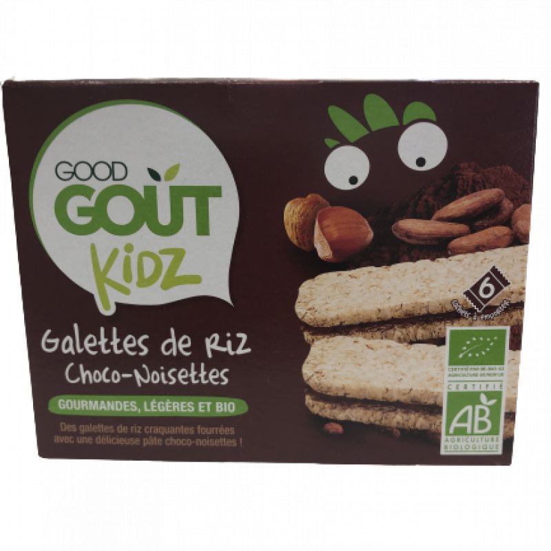 Galettes de riz choco-noisettes + 120g