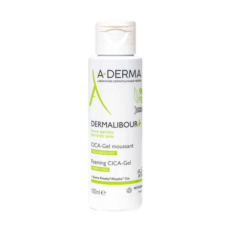 Dermalibour+ Cica-gel moussant assainissant 100ml