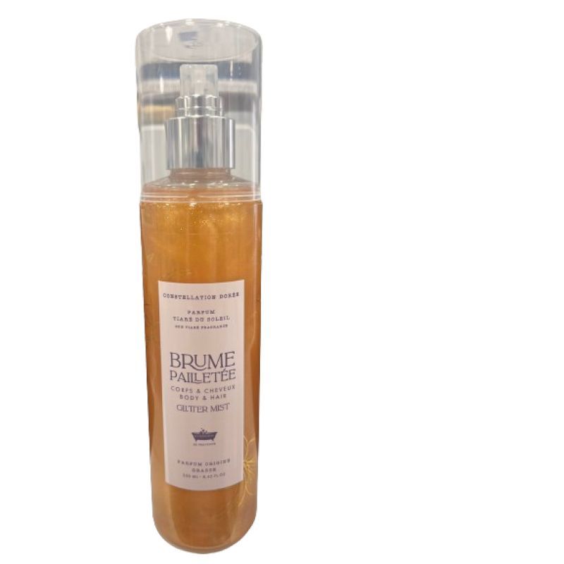 Brume Pailletée Tiaré du Soleil Constellation dorée 250ml