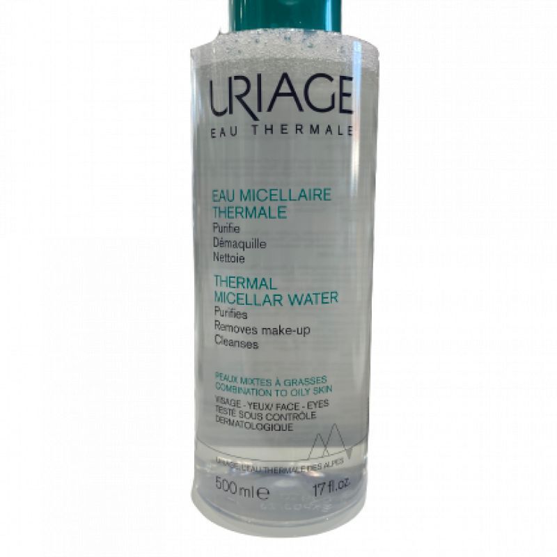 Eau Micellaire Thermale Purifiante, Démaquillante, Nettoyante - 500ml